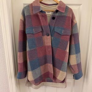 Isabel Marant Etoile Wool-Blend Shacket - Size FR 36